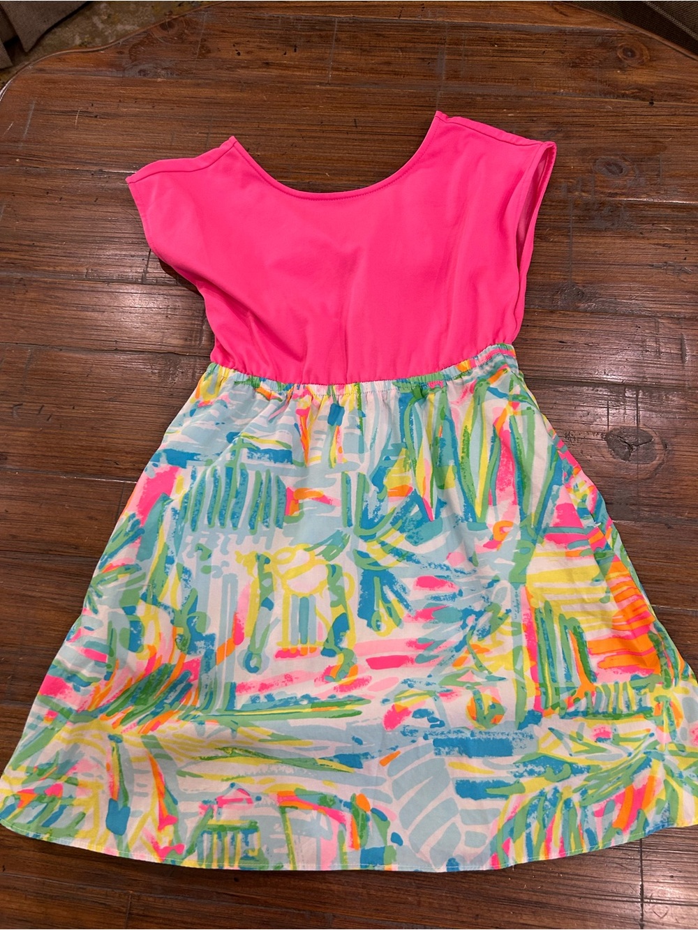 Lilly Pulitzer Calia Dress Sea Salt and Sun Print Girls M